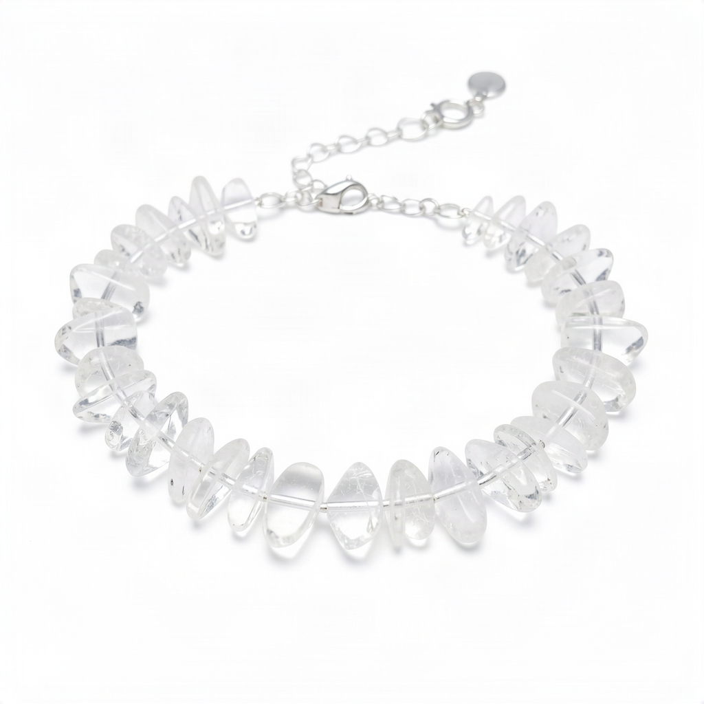 Crystal Quartz Anklet