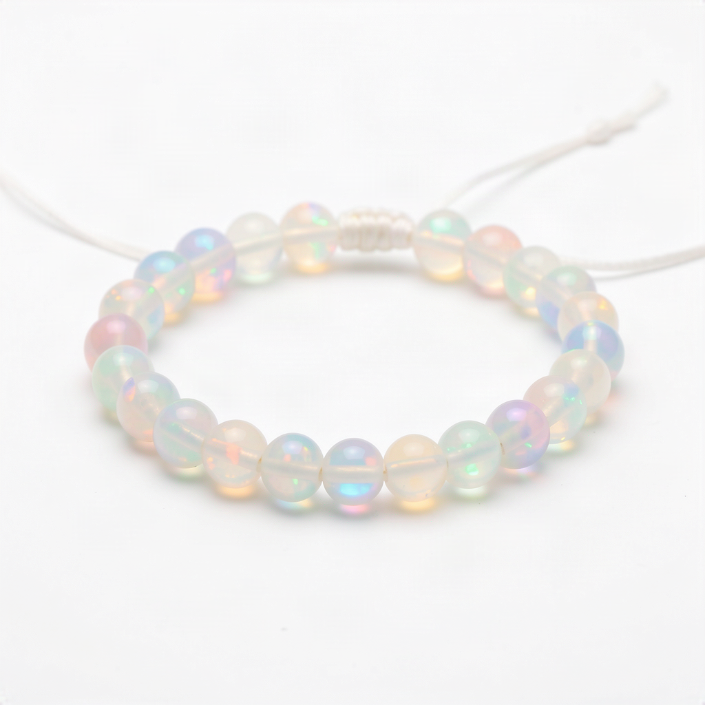 Opal Bead Bracelet